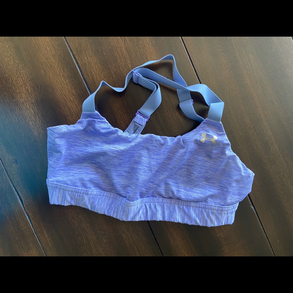 Blue Under Armour crop top